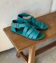 sandals san 202 smeraldo turquoise