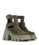 boots compensées 7382 forest kaki