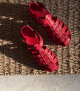 sandales fisherman san 18 rosso rouge