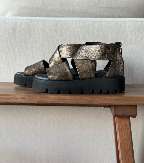 sandales 3447 or bronze patiné