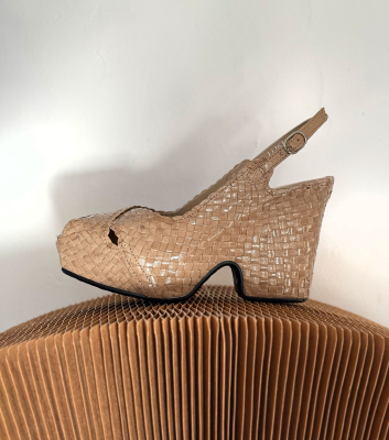 wedge sandals cali 11363 beige
