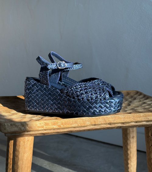 sandales compensées ankara 10283 azzuro bleu