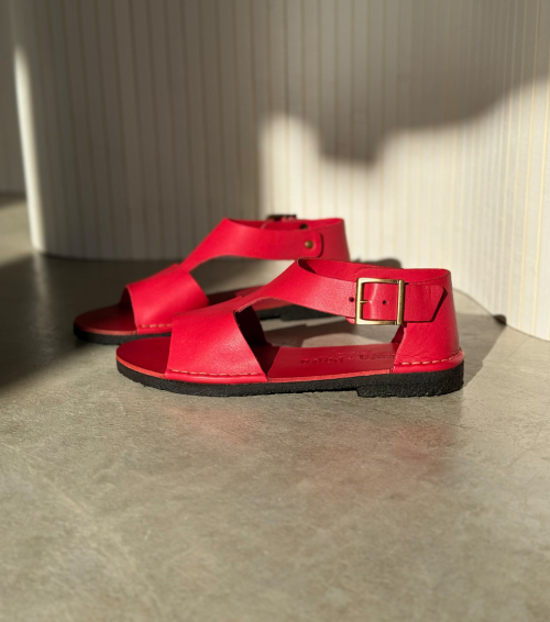 sandales san 201 rosso rouge