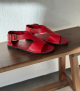 sandals san 201 rosso red