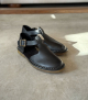 sandalias cerradas hand 1111 negro