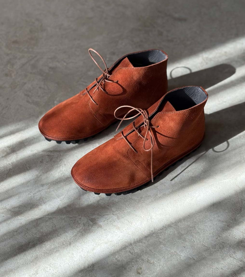 barefoot lace-up shoes 7724 caramello