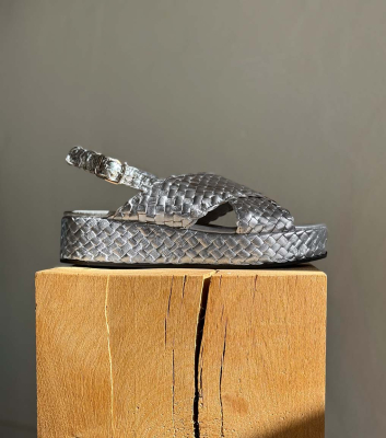 sandalias forli 9806 plata