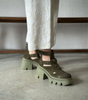 boots compensées 7382 forest kaki