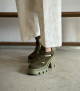 botines cuña 7382 forest caqui