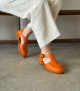 sandalias cerradas hand 1112 naranja