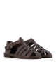 sandalias fisherman san 18 ebano marrón