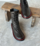 bottines flicker f noir rouge