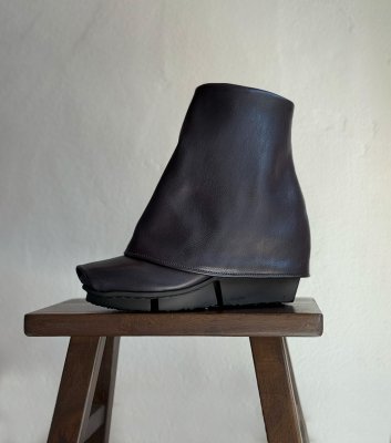 wedge boots perma f navy blue