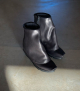 boots compensées perma f navy bleu nuit