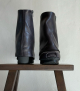 boots compensées perma f navy bleu nuit