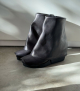 boots compensées perma f navy bleu nuit