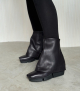 boots compensées perma f navy bleu nuit
