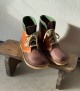 lace-up boots faborg 4600 chestnut