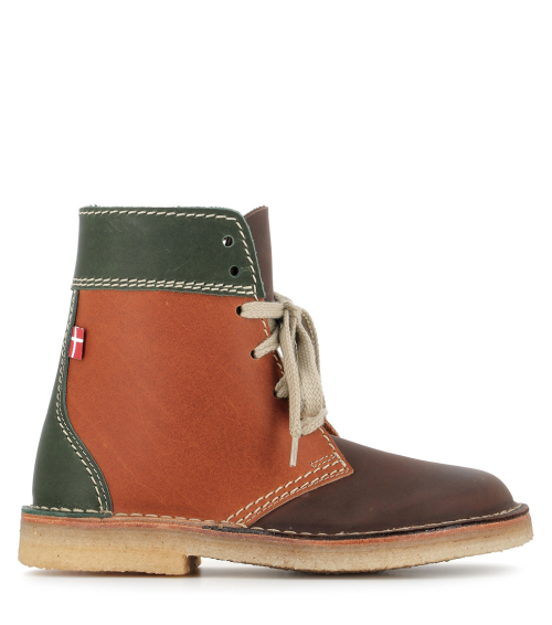 lace-up boots faborg 4600 chestnut