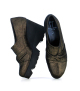 wedges twist patinated bronze gold
