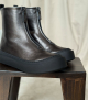 botines 8283 curve laminato grafito