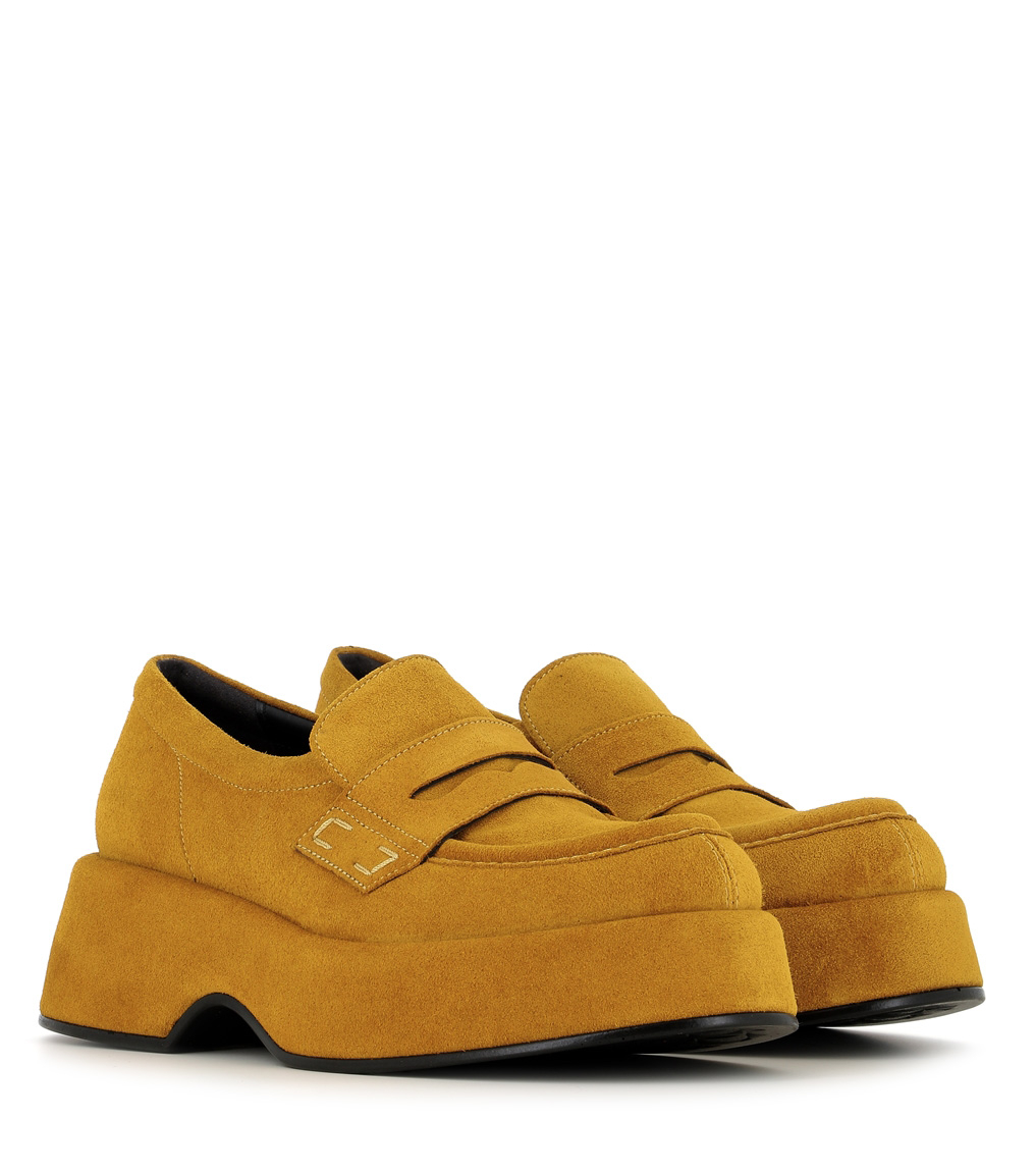 YELLO PLATFORM LOAFER イエロー 厚底ローファー YELLO PLATFORM LOAFER イエロー 厚底ローファー YELLO PLATFORM