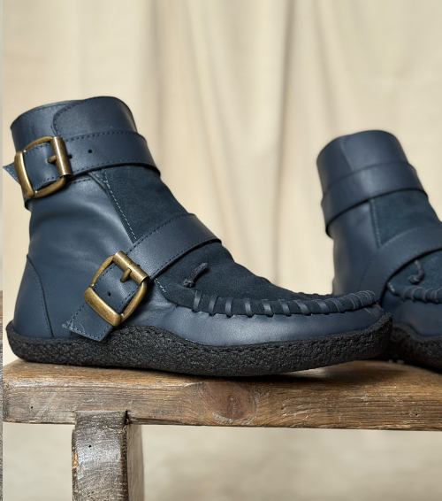 boots origin double-beams bleu marine