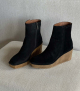 wedge ankle boots claudia 101821 black