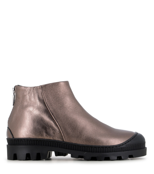 botines 6470 laminato bronce