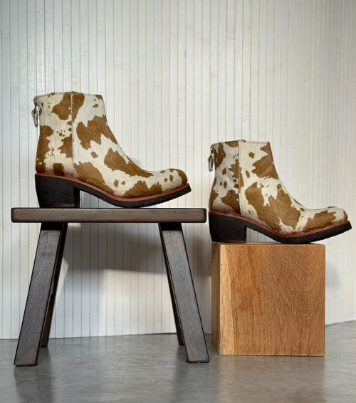 bottines texas 03 cow boots vache