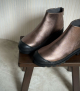 botines 6470 laminato bronce