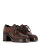 heel shoes cristina 11162 glazed brown