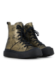 high sneaker 8282 curve patinated bronze gold
