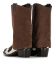 botas cowboy ivette 11824 ebano vaca