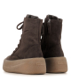 botines f04 crepe marrón chocolate
