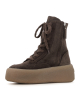 bottines f04 crepe marron chocolat