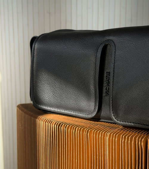 sac oblong signature noir