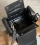 signature cube handbag black