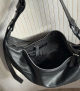 handbag abigail half-moon black