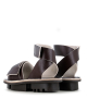 sandales piling f marron aubergine