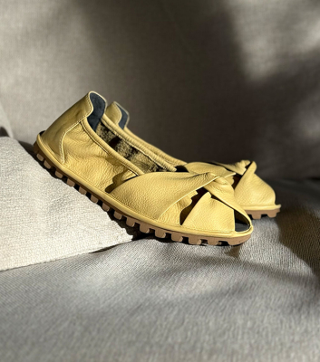 ballerines 10240 paglia butter yellow