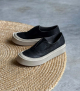 zapatos curve 9820 negro crema
