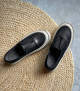 zapatos curve 9820 negro crema