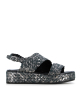 sandalias forli 9805 grafito plateado
