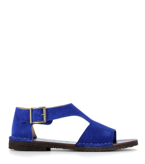 sandals san 201 cobalt blue browny