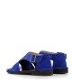sandales san 201 bleu cobalt browny