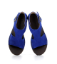 sandalias san 201 azul cobalto browny