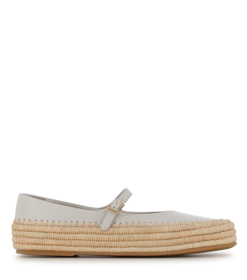 ballerines olimpia 2602 blanc craie