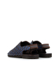 sandales tressées san 102 marron cobalt