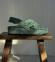 sandalias forli 12033 verde turquesa
